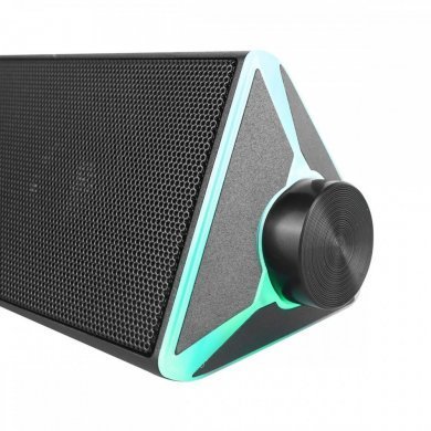 Vinik soundbar gamer Galaxy 2.0 6W Led Rainbow preto