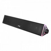 Vinik soundbar gamer Galaxy 2.0 6W Led Rainbow preto Conector P2 USB 5V