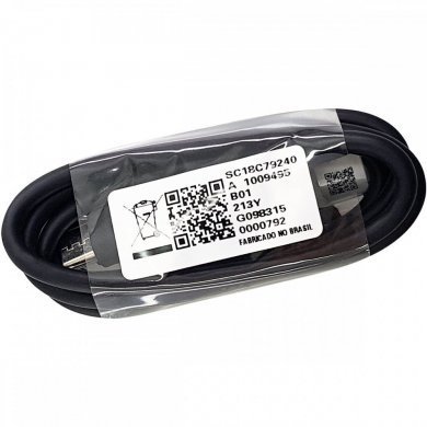 SC18C79240 Cabo Motorola USB-C para carga e dados, 1 metro