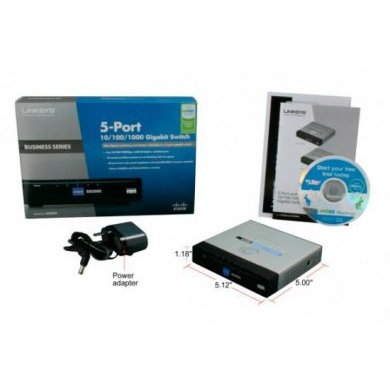 SD2005 Switch Cisco 5 Portas Gigabit RJ45