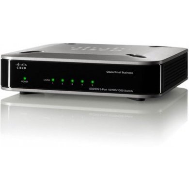 Switch Cisco 5 Portas Gigabit RJ45