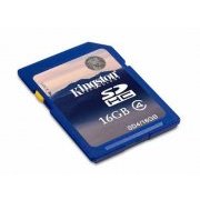 Cartão de Memória Kingston SDHC 16GB Classe 4 Velocidade: 4MB/s no mínimo de taxa de transferência de dados, Compatível com dispositivos host SDHC