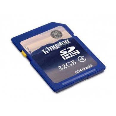 SD4/32GB Cartão de Memória Kingston SDHC 32GB