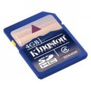 Cartão de Memória Kingston SDHC 4GB Secure Digital, Class 4, Simples: Basta Conectar e Usar, Incompatível com 