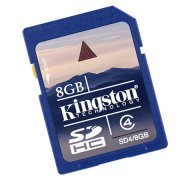 Cartão de Memória Kingston SDHC 8GB Velocidade de Gravação Mínima: 4MB/s, Compatível com Dispositivos Host SDH