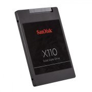 SanDisk X110 SSD 128GB SATA3 6Gbs 2.5in 7mm 19nm MLC NAND Flash Suporte ao TRIM. Leitura 505Mbs e Escrita 445Mbs