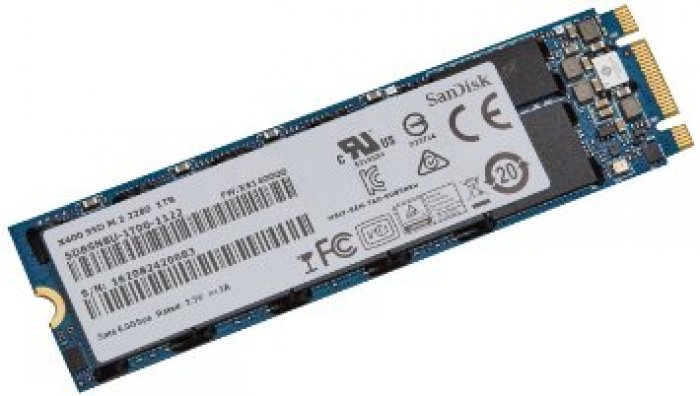 SD8SN8U-128G-1122 SSD SanDisk 128GB X400 6GB/S M.2 2280 SD8SN8U-128G-1122 SSD SanDisk 128GB X400 6GB/S M.2 2280