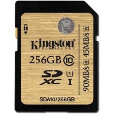 SDA10/256GB Cartão de Memória Kingston 256GB SDXC