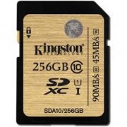 Cartão de Memória Kingston 256GB SDXC Ultimate HD Video Class 10