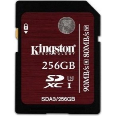 SDA3/256GB Cartão de Memória Kingston 256GB SDXC