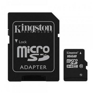 SDC10/16GB Cartão MicroSDHC 16GB Kingston
