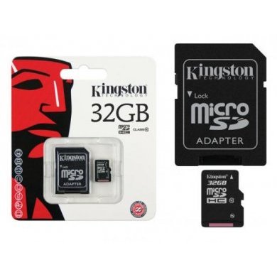SDC10/32GB Kingston Cartão de Memória MicroSDHC 32GB