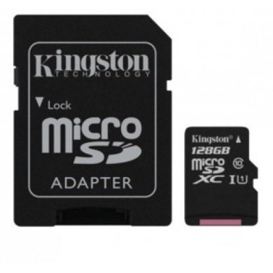 Cartão MicroSDHC Kingston 128GB Classe 10