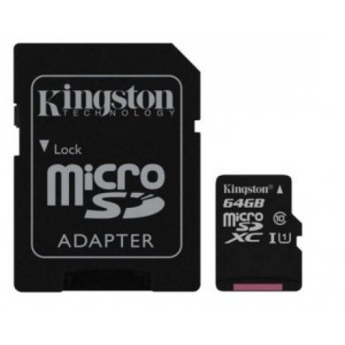 SDC10G2/64GB Cartão MicroSDHC Kingston 64GB Classe 10
