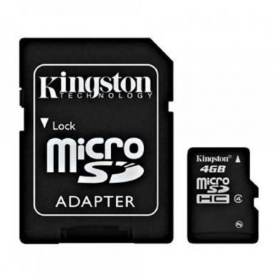 SDC4/4GB Cartão de Memória Kingston MicroSD 4GB
