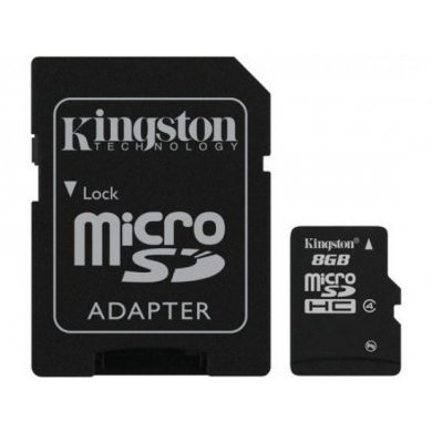 SDC4/8GB Cartão Kingston Micro SDHC 8GB Classe 4