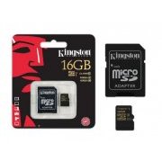 Kingston Cartão de Memória 16GB Classe 10 Micro SDHC 