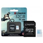Cartão de Memória Kingston 32GB Micro SDHC Action 32G