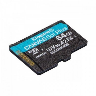 SDCG364GB Kingston Cartão Micro SD Canvas Go! Plus 64GB