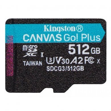Kingston Cartão Micro SD 512GB Canvas Go Plus