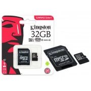 Kingston Cartão de Memoria 32GB Micro SDXC 4K 80R/10W