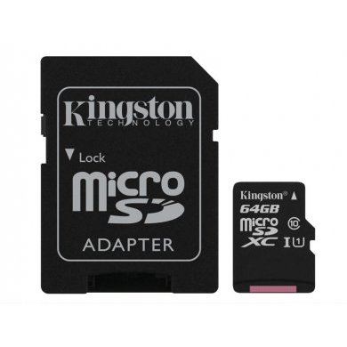 Kingston Cartão de Memoria 64GB Micro SDXC 4K