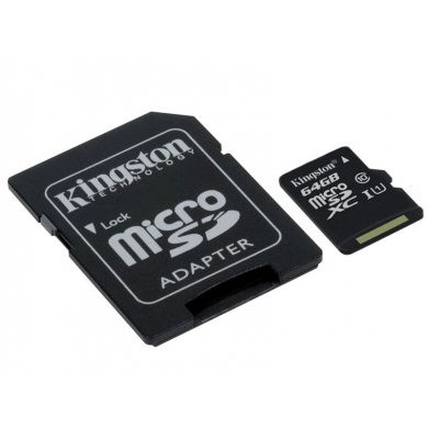 Kingston Cartão de Memoria 64GB Micro SDXC 4K