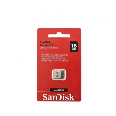 SanDisk Pen Drive 16GB Cruzer Fit Nano USB 2.0