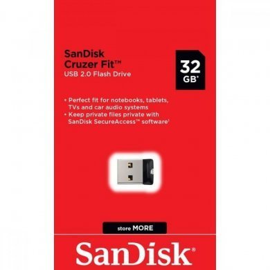 SDCZ33-032G-G35 SanDisk Pen Drive 32GB Cruzer Fit Nano USB 2.0