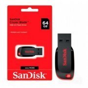 Foto de SDCZ50-064G-B35 SanDisk Pen Drive 64GB Cruzer Blade USB 2.0 