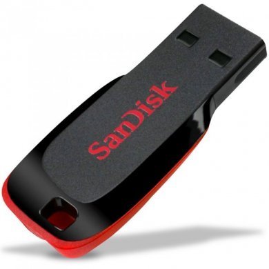 SanDisk Pen Drive 128GB Cruzer Blade USB 2.0