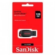 SanDisk Pen Drive 128GB Cruzer Blade USB 2.0 