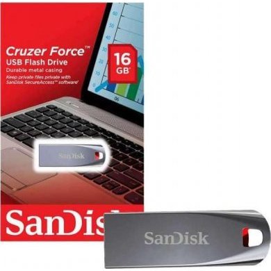 SDCZ71-016G-B35 Sandisk Pen Drive 16GB Cruzer Force USB 2.0