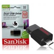 SANDISK ULTRA PENDRIVE DUAL USB 64GB 3.0 Transferência de 130MBs - O pendrive para seu dispositivo baseado em 