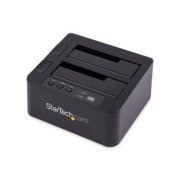 Startech dockstation 2 baias HD/SSD SATA 3 USB-A/C 10Gbps função duplicar e clonar standalone