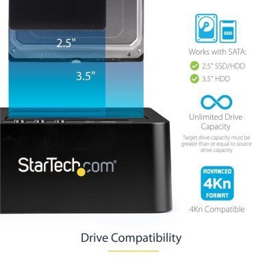 SDOCK2U313R Startech dockstation 2 baias HD/SSD SATA 3 USB-A/C 10Gbps