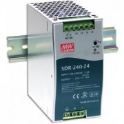 Mean Well Fonte 240W 24V industrial para trilho DIN 24V @ 10A com PFC ativo