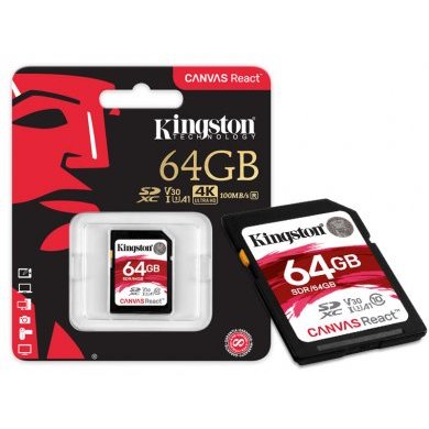 SDR/64GB Kingston Cartão de Memoria 64GB SDXC 4K