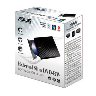 SDRW-08D2S-U ASUS Gravador de DVD e CD Externo USB