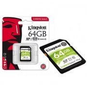 Kingston  Cartão de Memoria 64GB Micro SDXC 80R/10W U