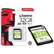 Kingston Cartão de Memoria 32GB SDHC HD Video 80R/10W