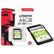 Kingston Cartão de Memoria 64GB SDHC HD Video 80R/10W