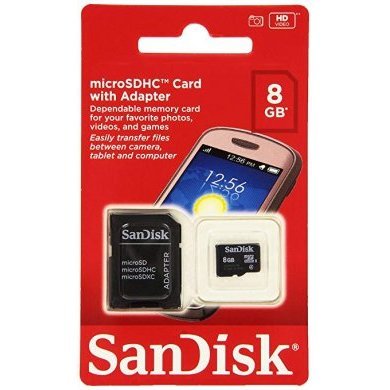 SDSDQM-008G-B35A SanDisk Cartao de Memoria MicroSD 8GB