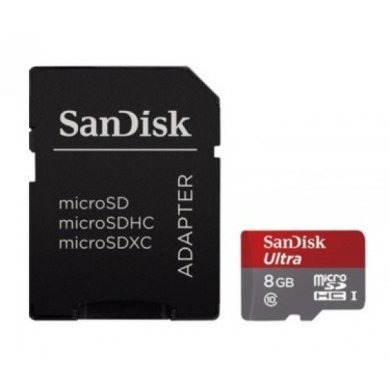 SDSDQUAN-008G-G4A Cartão MicroSDHC SanDisk 8GB Classe 10