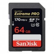 Sandisk cartão de memória 64GB extreme pro 170MB/s SD