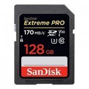 Sandisk cartão de memória 128GB extreme pro 170MB/s SDXC UHS-I