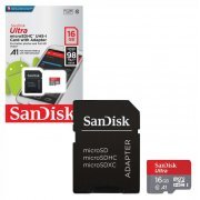 Sandisk Cartão ULTRA UHS-I MICROSDHC 16GB Classe 10
