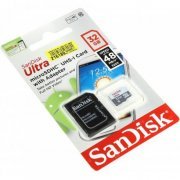 Foto de SDSQUNB-032G-GN3MA SanDisk Ultra MicroSDHC 32GB classe 10 Speed up to 48MB/s 320x / Com adaptador