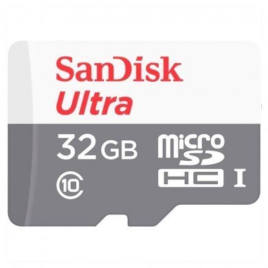 SanDisk cartão 32GB microSDHC UHS-I com adaptador