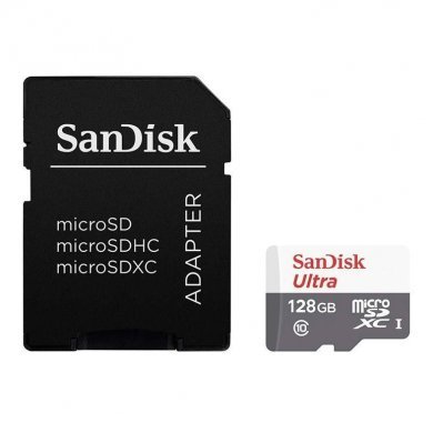 SDSQUNS-128G-GN6TA SanDisk Cartão de Memória MicroSD 128GB